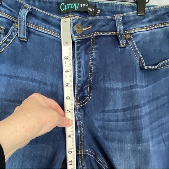 Warehouse One Curvy Bootcut Jeans Sz 16 Short - Picture 8 of 10